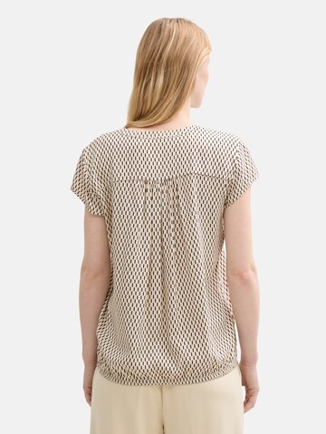 TOM TAILOR Bluse in Beige