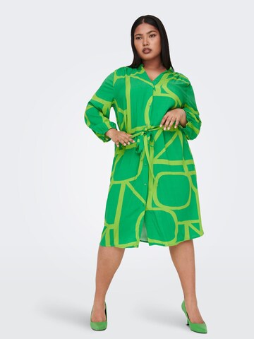 ONLY Carmakoma Shirt dress in Green