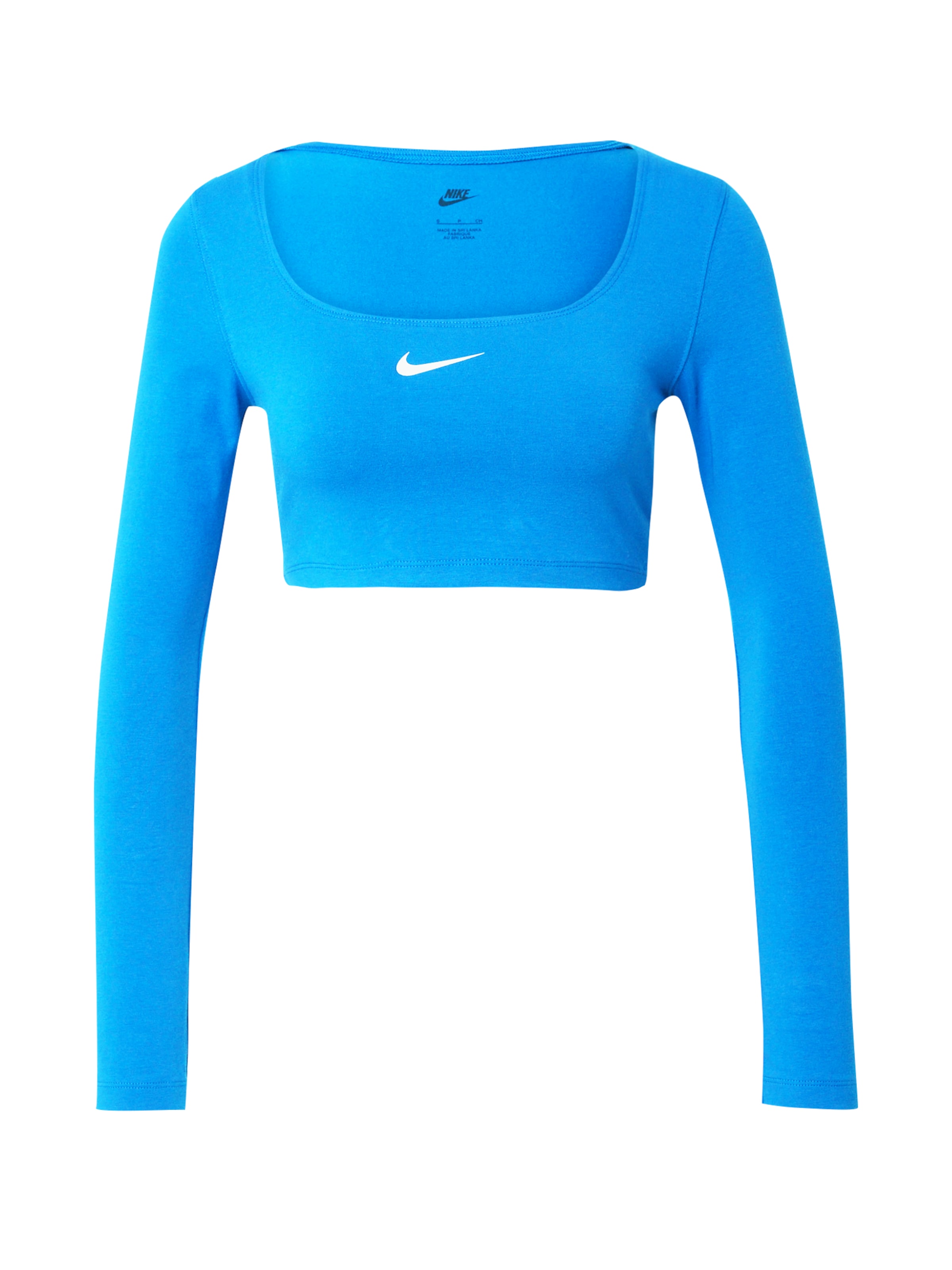 Nike Sportswear T-shirt en bleu roi / blanc, Vue avec produit