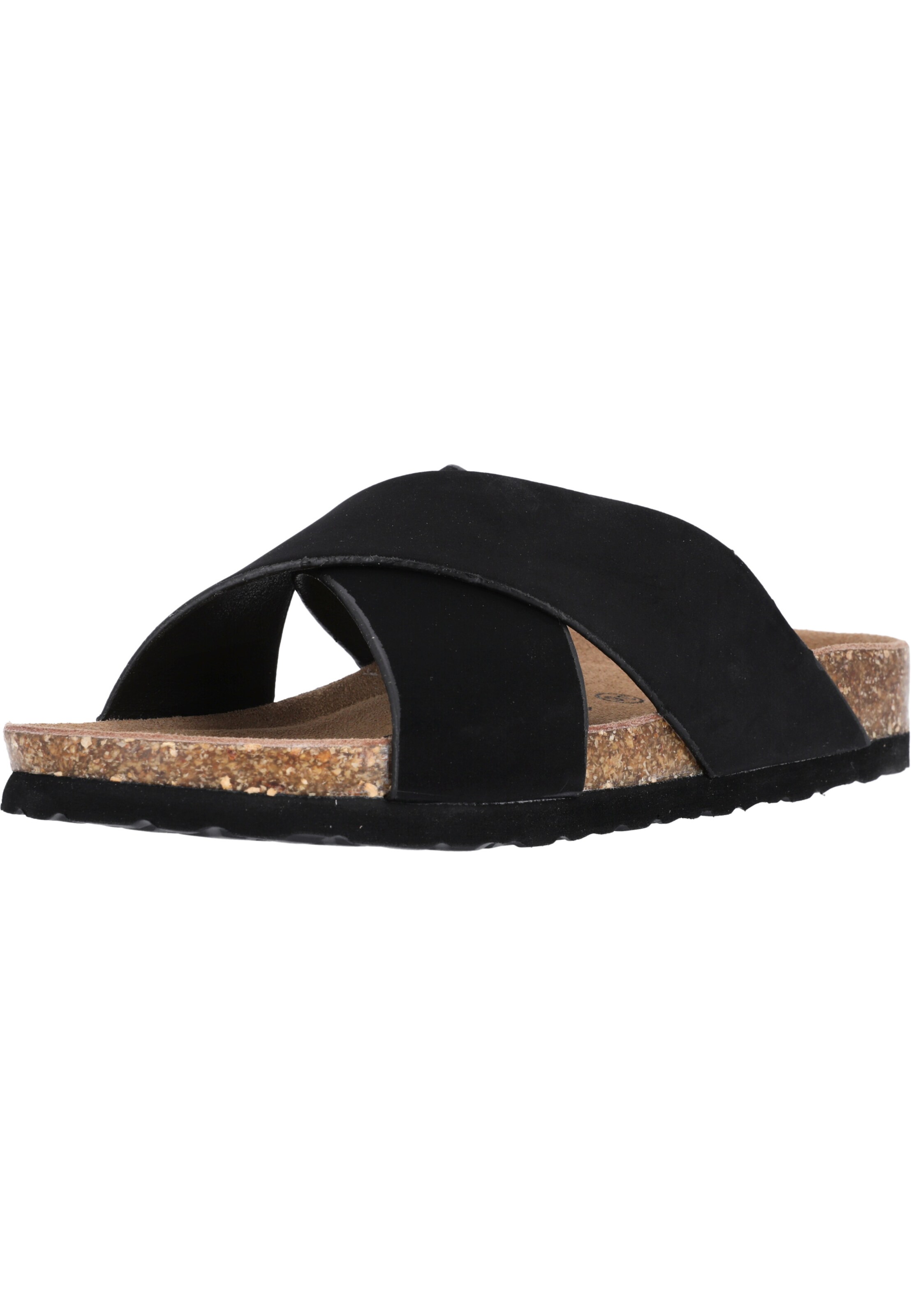 Cruz Mules in Black: front