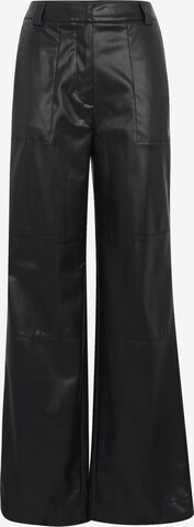 Calvin Klein Jeans Wide leg Broek in Zwart: voorkant