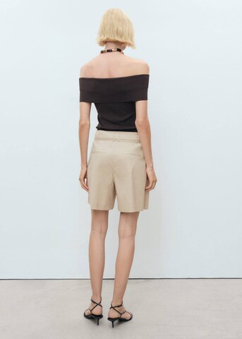MANGO Regular Pants 'Paulo' in Beige
