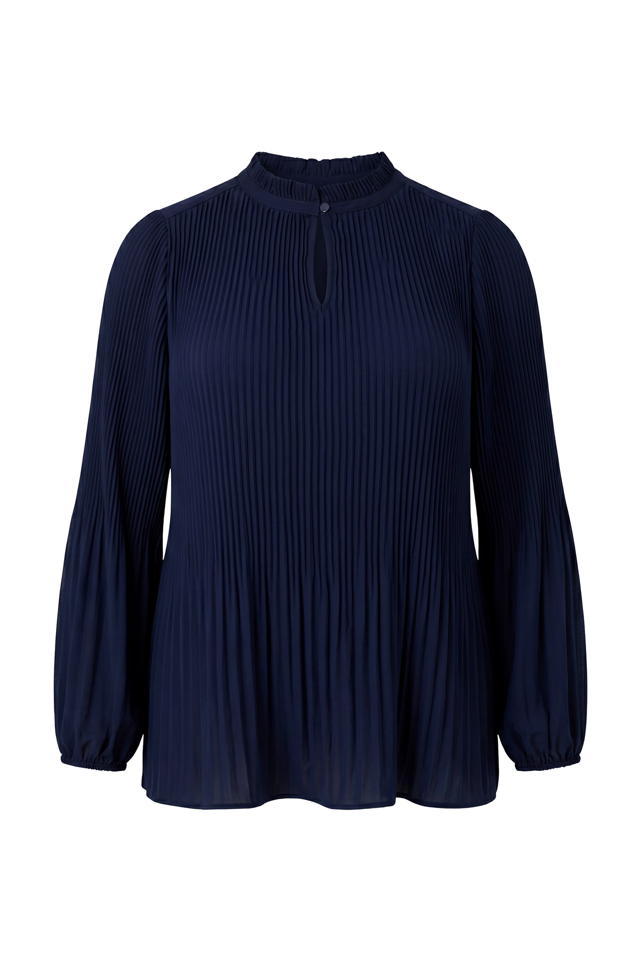Ulla Popken Bluse in Blau: Vorderseite