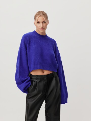 LeGer by Lena Gercke Trui 'Elwine' in Blauw: voorkant