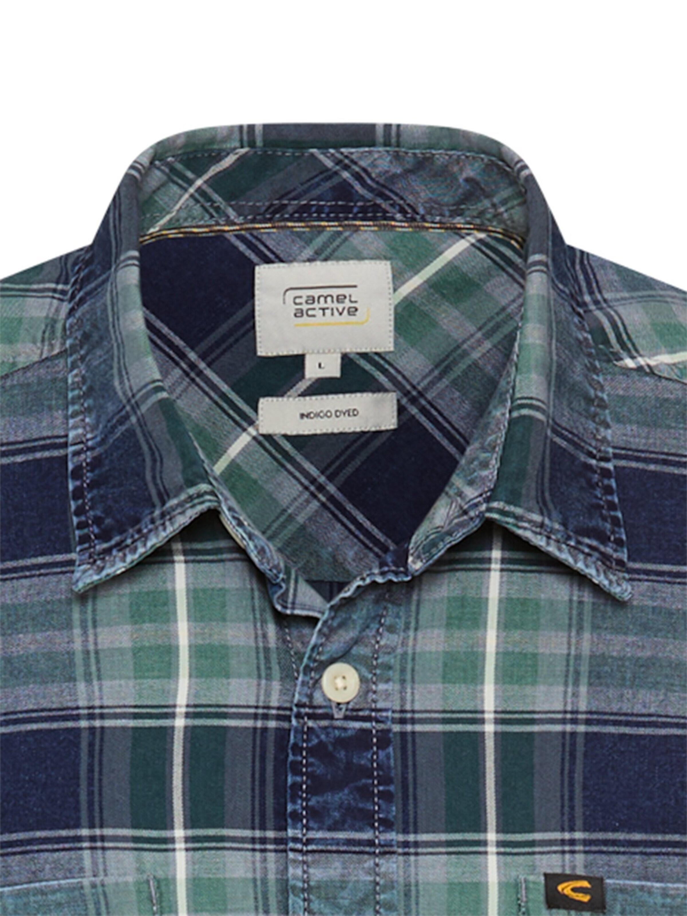 CAMEL ACTIVE Regular fit Button Up Shirt in Blue