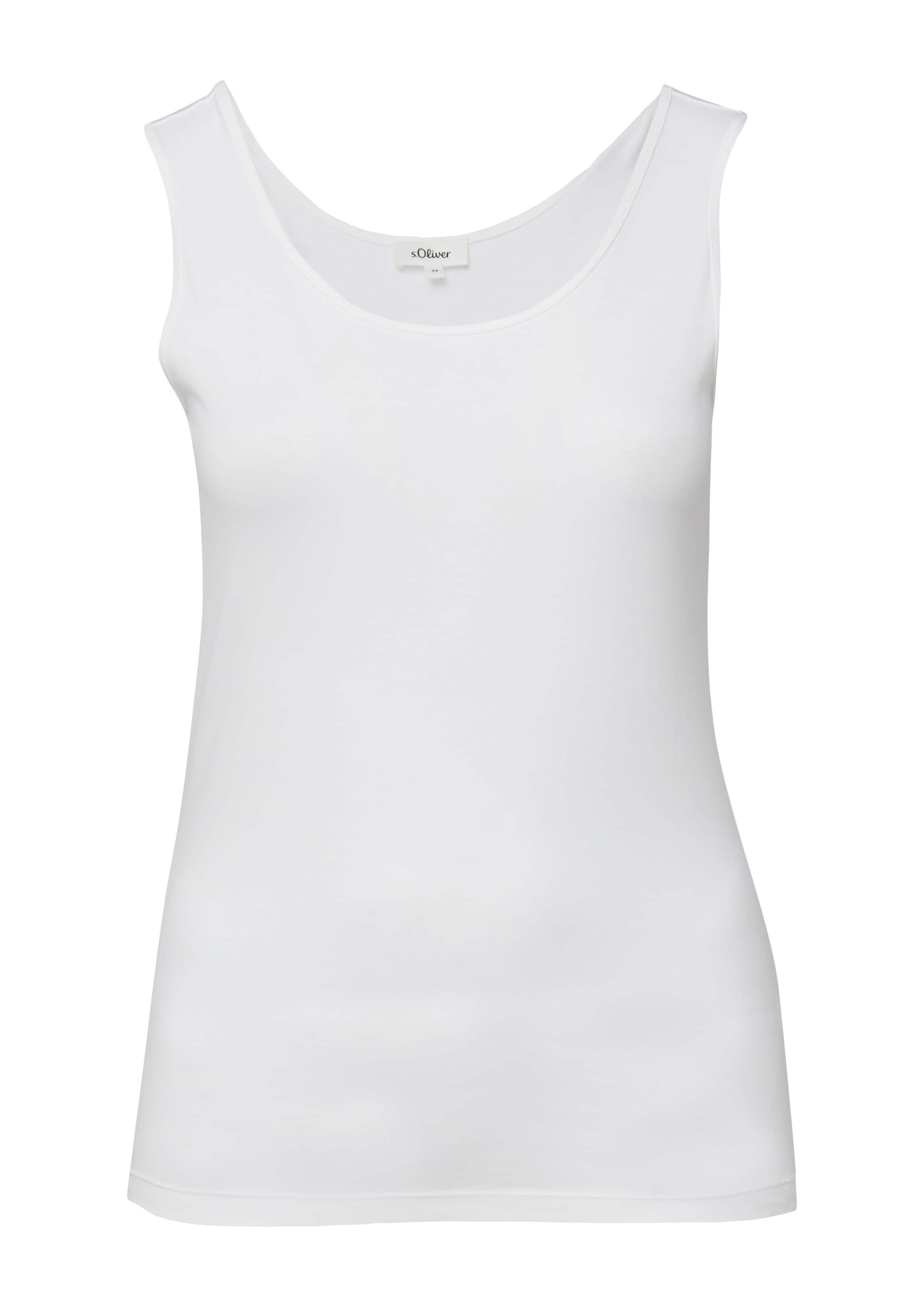 s.Oliver Shirt in de kleur Wit, Productweergave