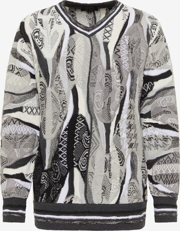 Carlo Colucci Sweater 'Cucinato' in Grey: front