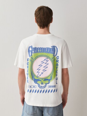 T-Shirt Next en blanc : devant