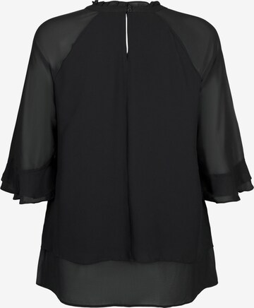 Zizzi Bluse in Schwarz