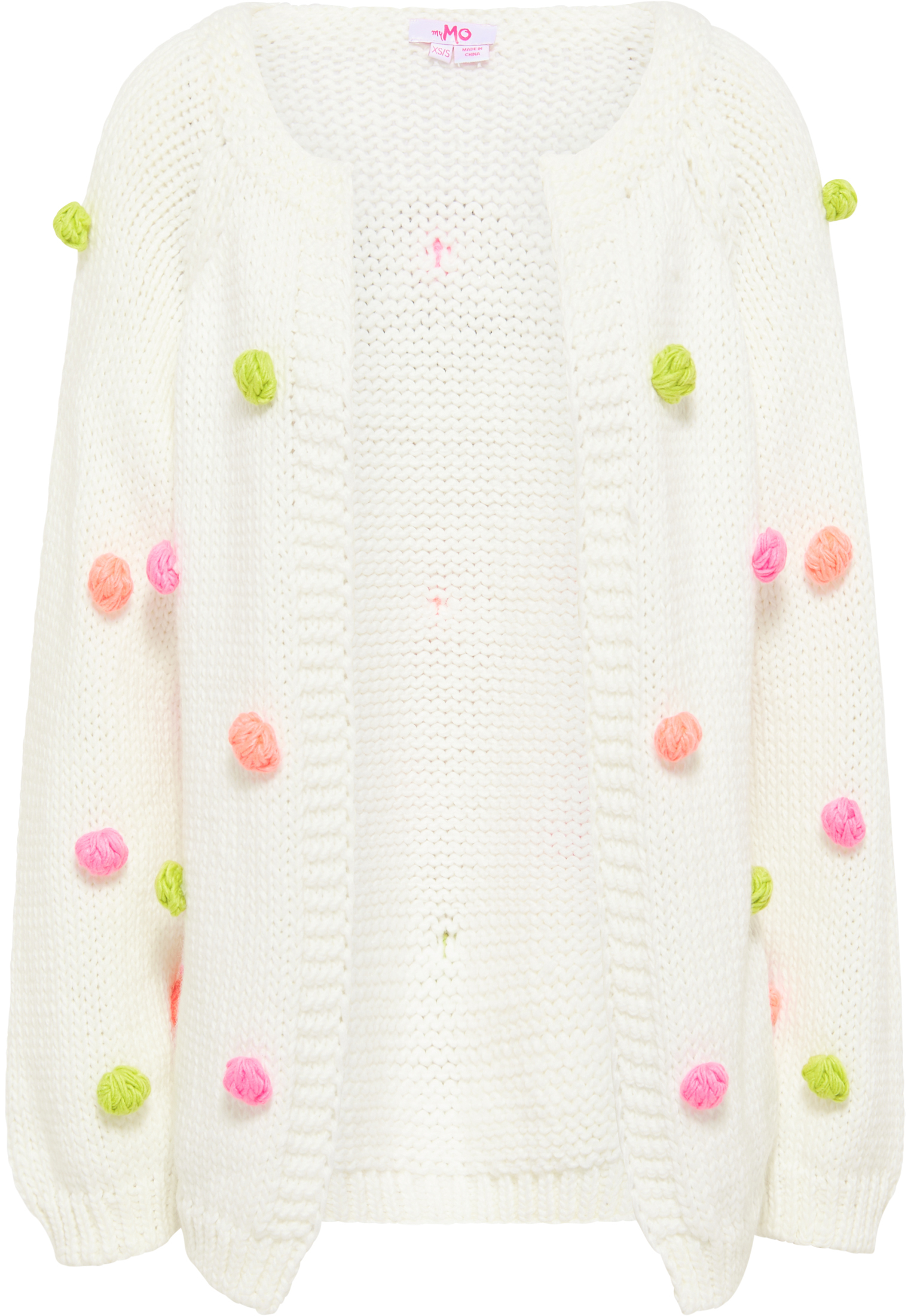 Taglie comode Abbigliamento MYMO Giacchetta in Bianco Lana Taglie comode Abbigliamento MYMO Giacchetta in Bianco Lana
