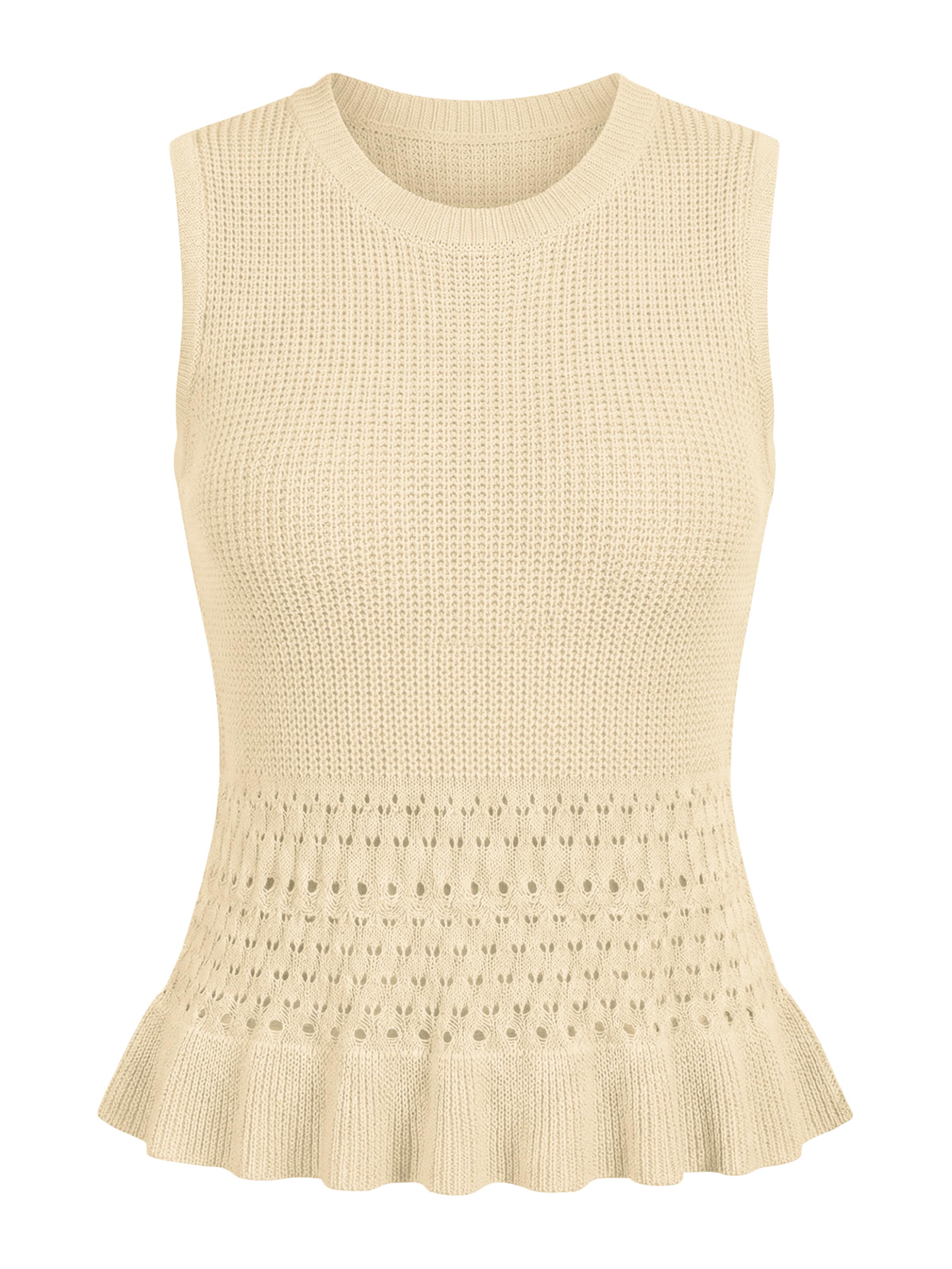 Imily Bela Вязаный топ в Оранжевый: спереди