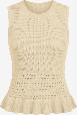 Imily Bela Вязаный топ в Оранжевый: спереди