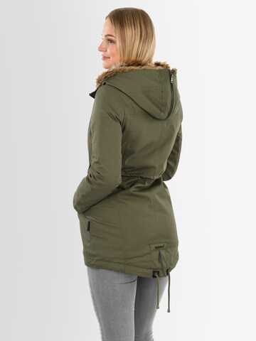 NAVAHOO Winter jacket 'Diamond' in Green