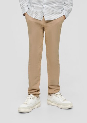 s.Oliver Regular Trousers in Brown: front