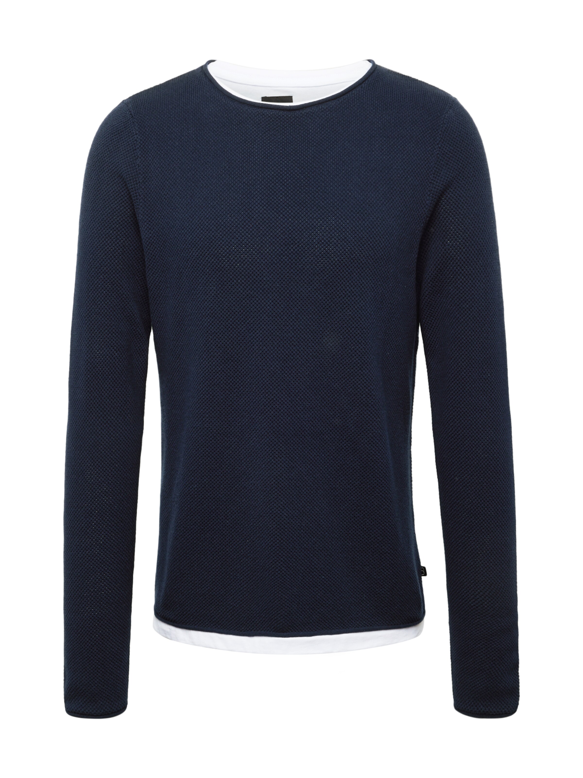 QS Pullover in Blau: Vorderseite