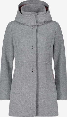 Amber & June Between-Seasons Coat in Grey: front