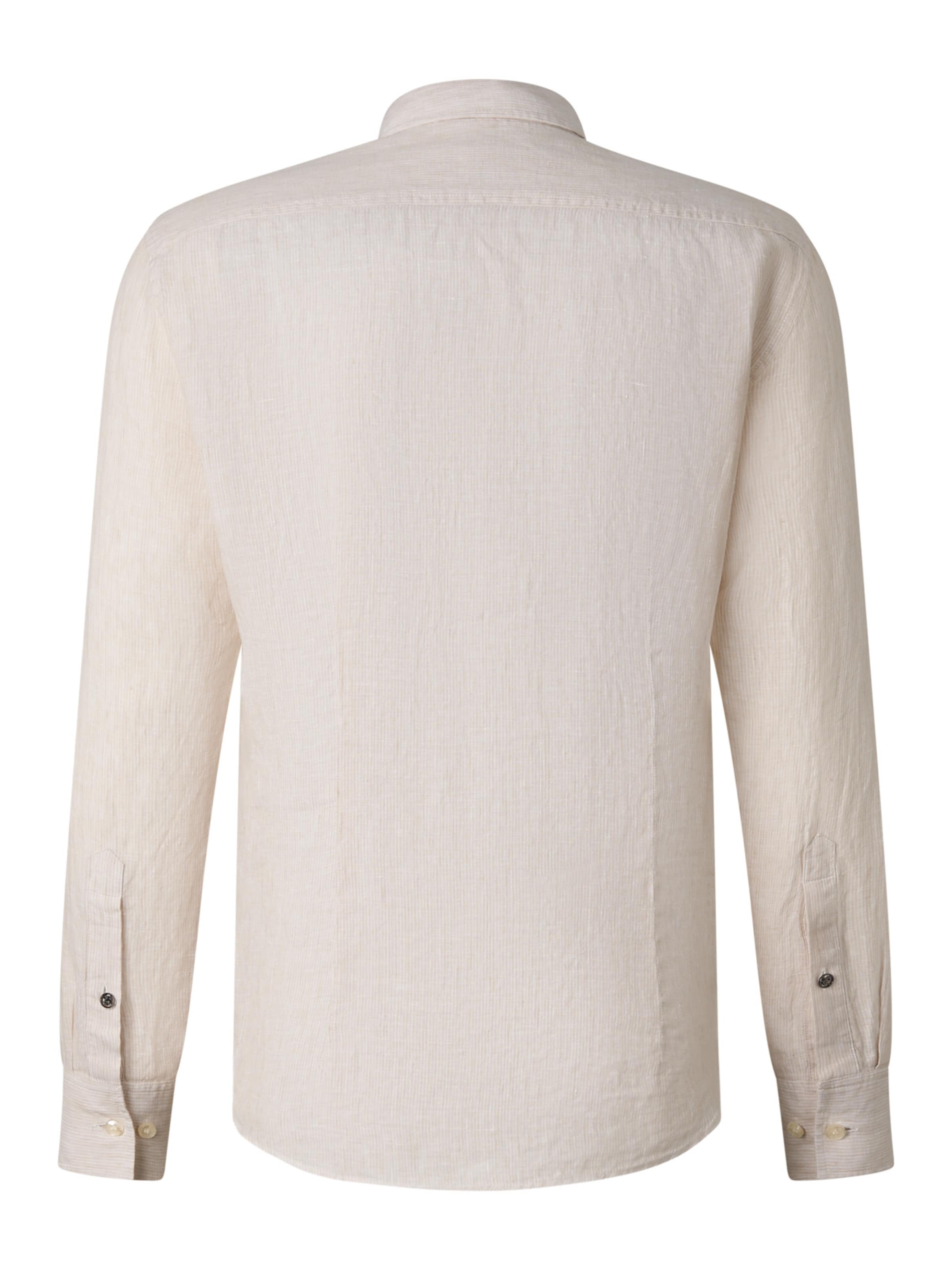 BOGNER Regular Fit Hemd 'Timi' in Beige