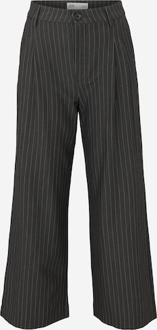 JDY Petite - Pierna ancha Pantalón plisado 'JDYGRACE RIVER' en gris: frente