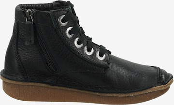 CLARKS Lace-Up Ankle Boots 'Funny Cedar' in Black