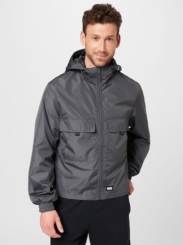 Urban Classics Between-Season Jacket in Grey: front