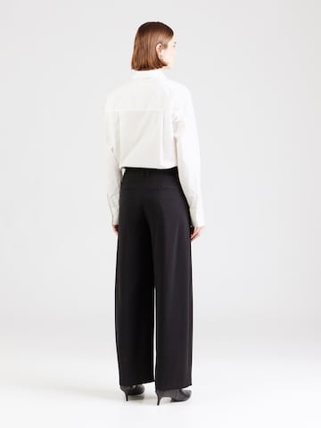DRYKORN Wide Leg Housut 'DUTIFUL 888' värissä musta
