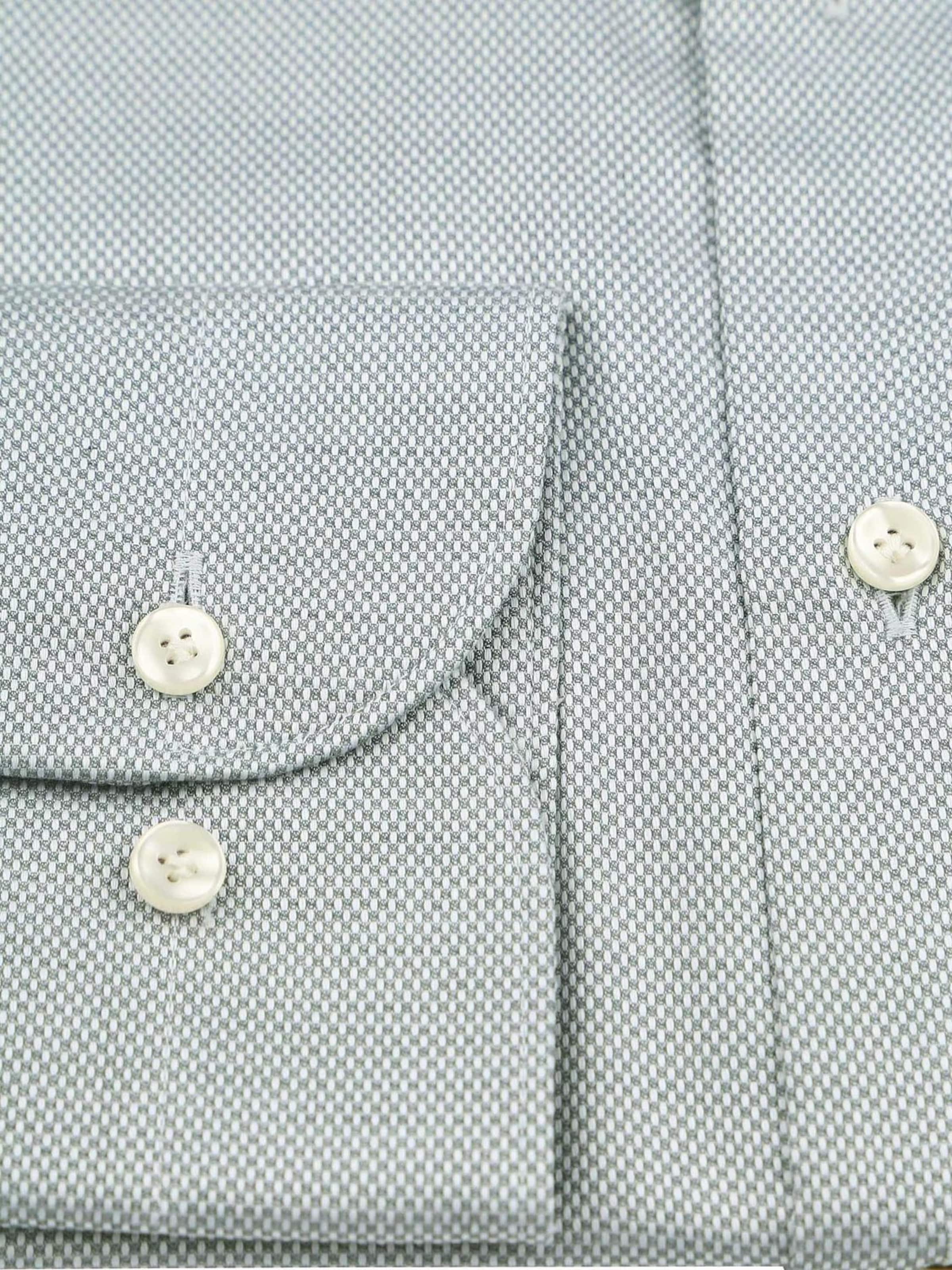 Profuomo Slim fit Button Up Shirt in Green