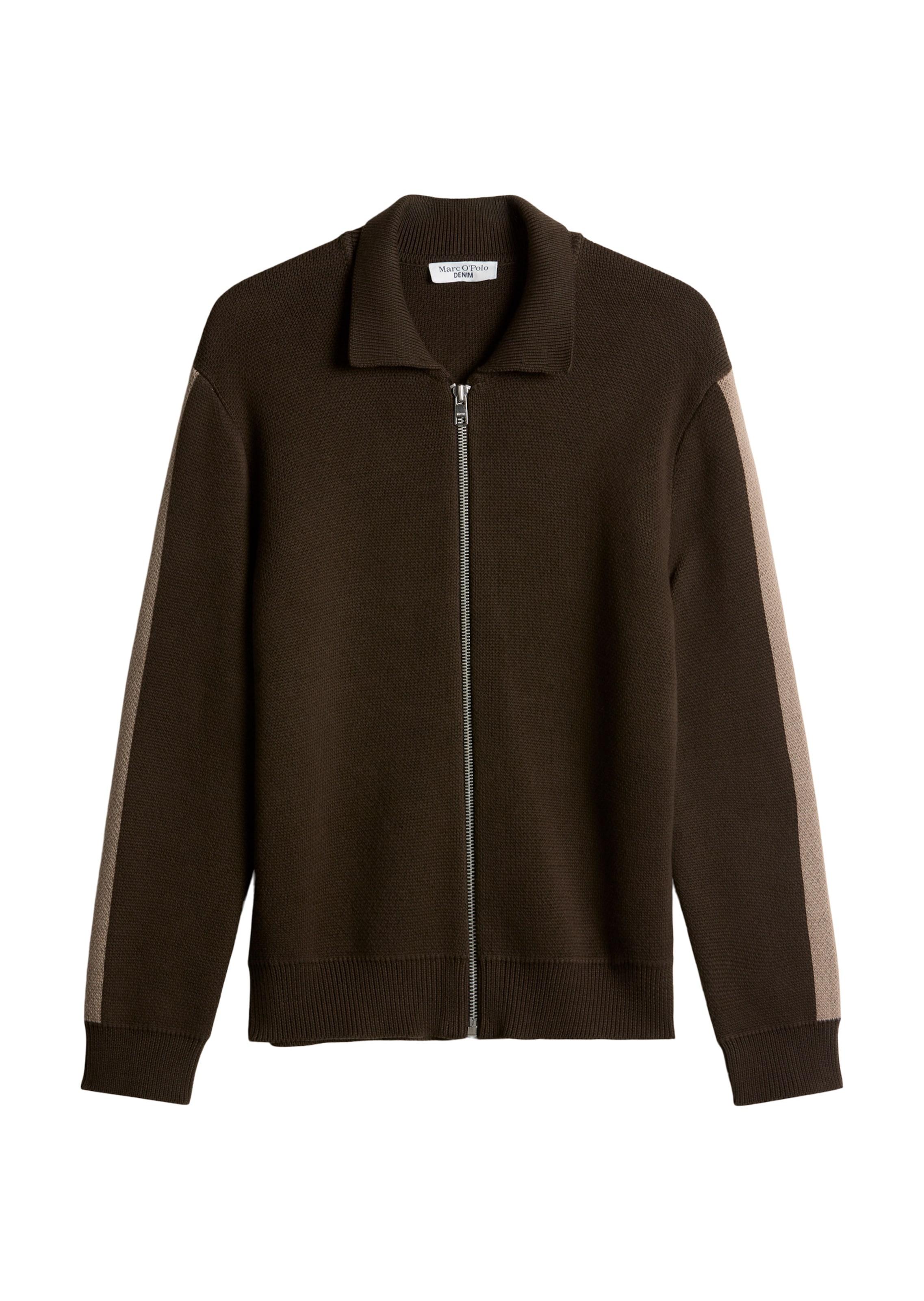 Marc O'Polo DENIM Strickjacke in Braun: Vorderseite