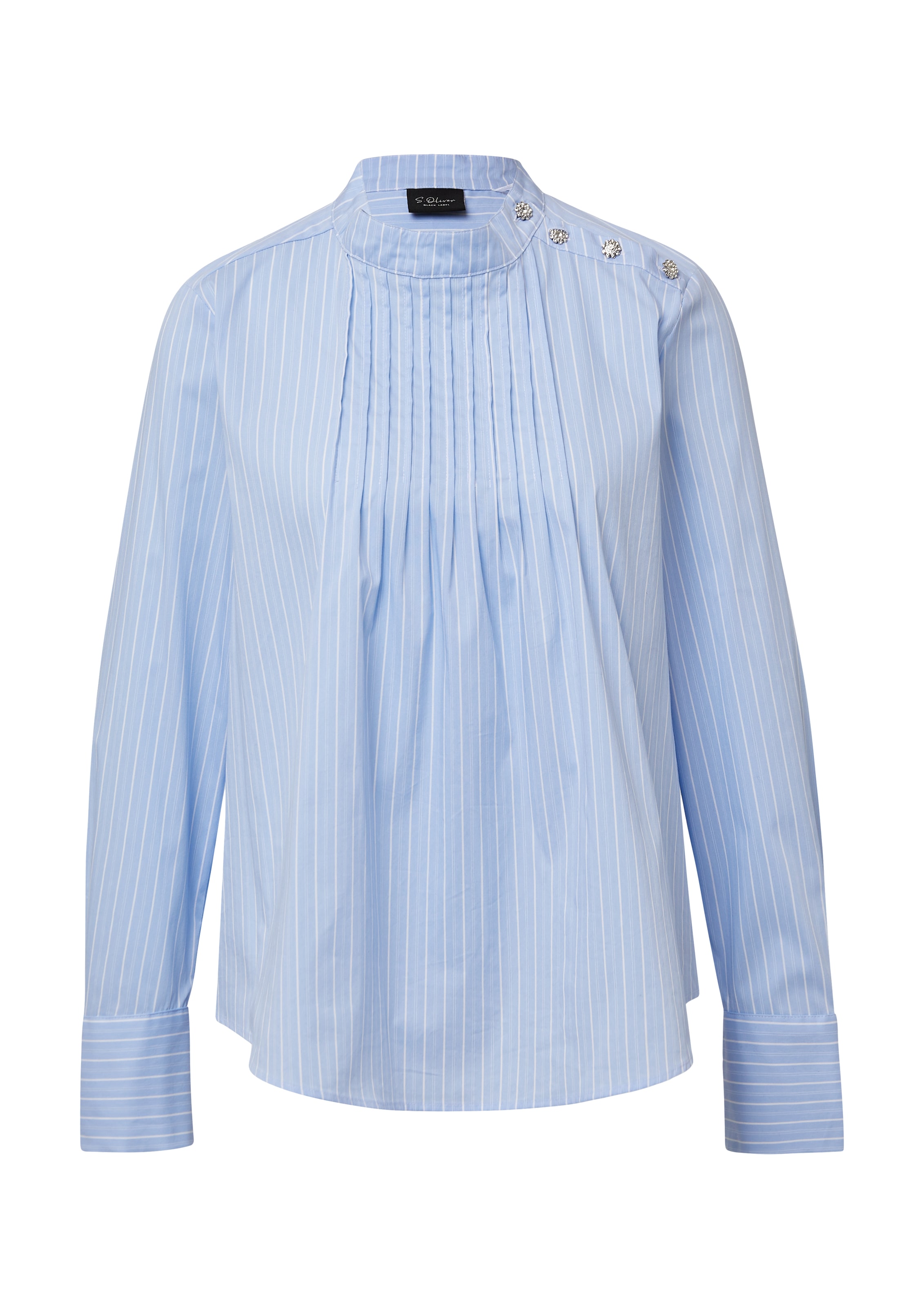 s.Oliver BLACK LABEL Bluse in Blau: Vorderseite
