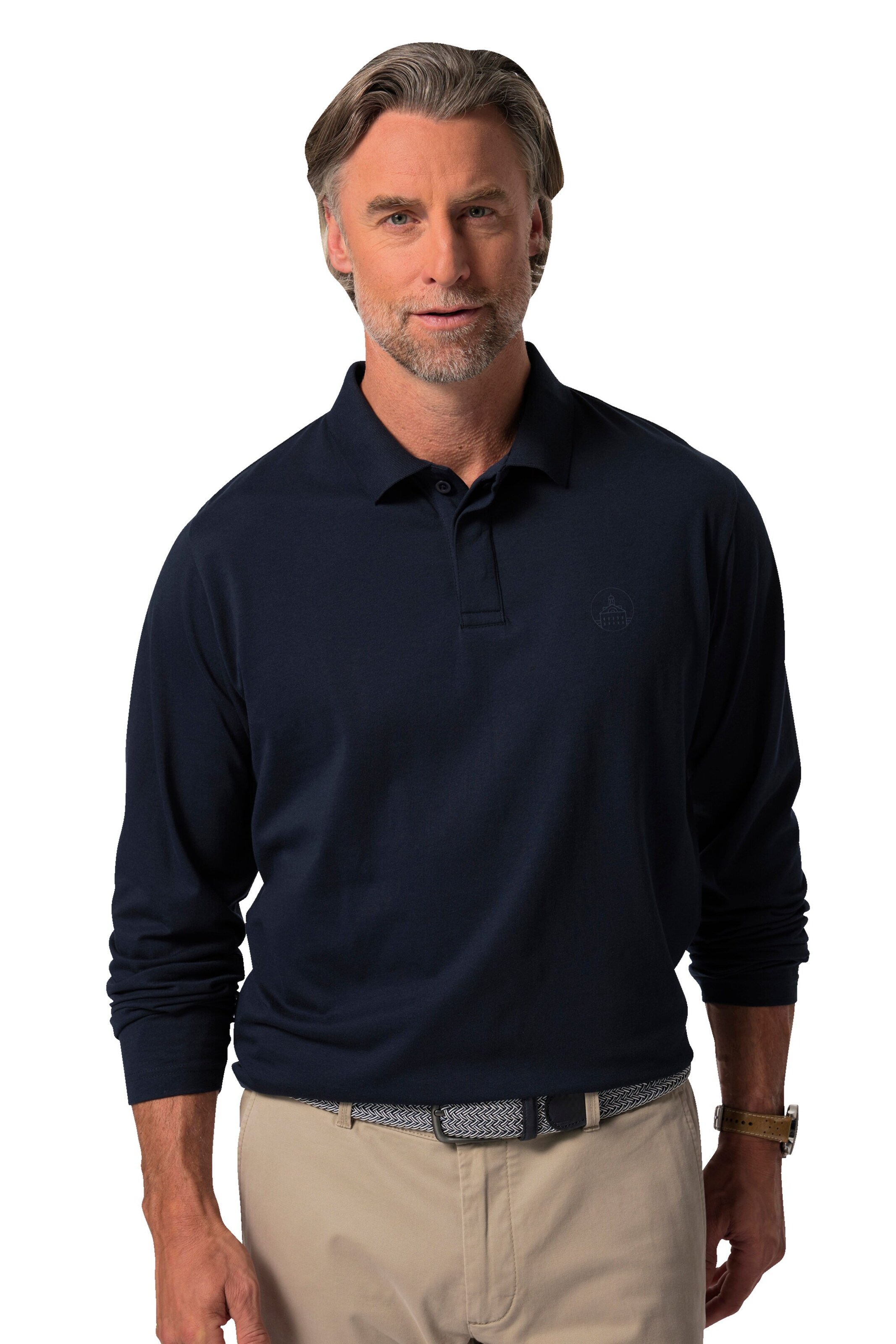 Boston Park Poloshirt in Blau: Vorderseite