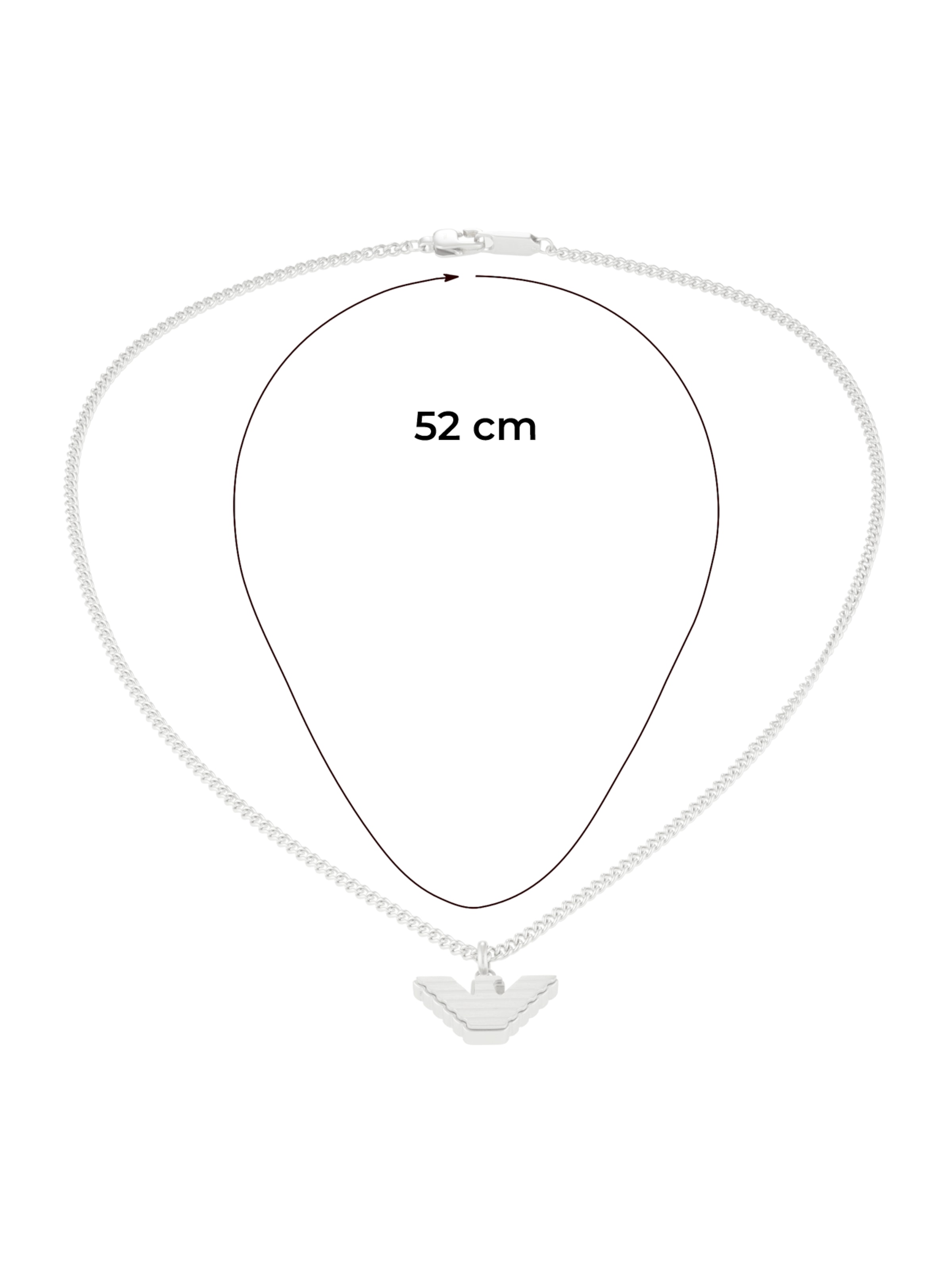 Emporio Armani Αλυσίδα σε ασημί