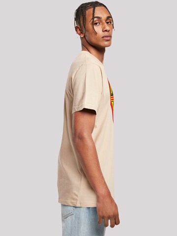 F4NT4STIC Shirt 'Kiss Army Logo' in Beige