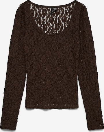 VERO MODA - Camiseta 'VMFLORA' en marrón: frente