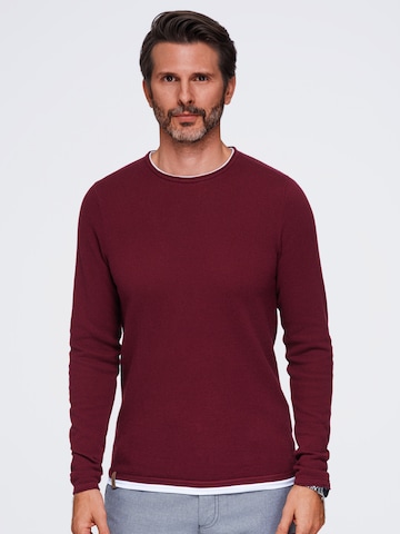 Pullover di Ombre in rosso: frontale