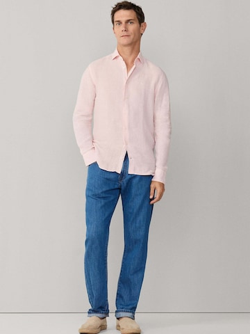 Hackett London Regular Fit Hemd 'ESS' in Pink