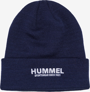 Hummel - Gorro deportivo 'LEGACY CORE' en azul: frente