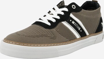 MUSTANG Sneakers laag in Beige: voorkant