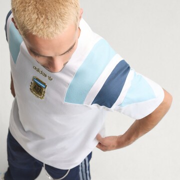 ADIDAS PERFORMANCE Λειτουργικό μπλουζάκι 'Argentinien EQT' σε λευκό