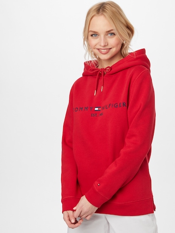 Sweat-shirt TOMMY HILFIGER en rouge : devant