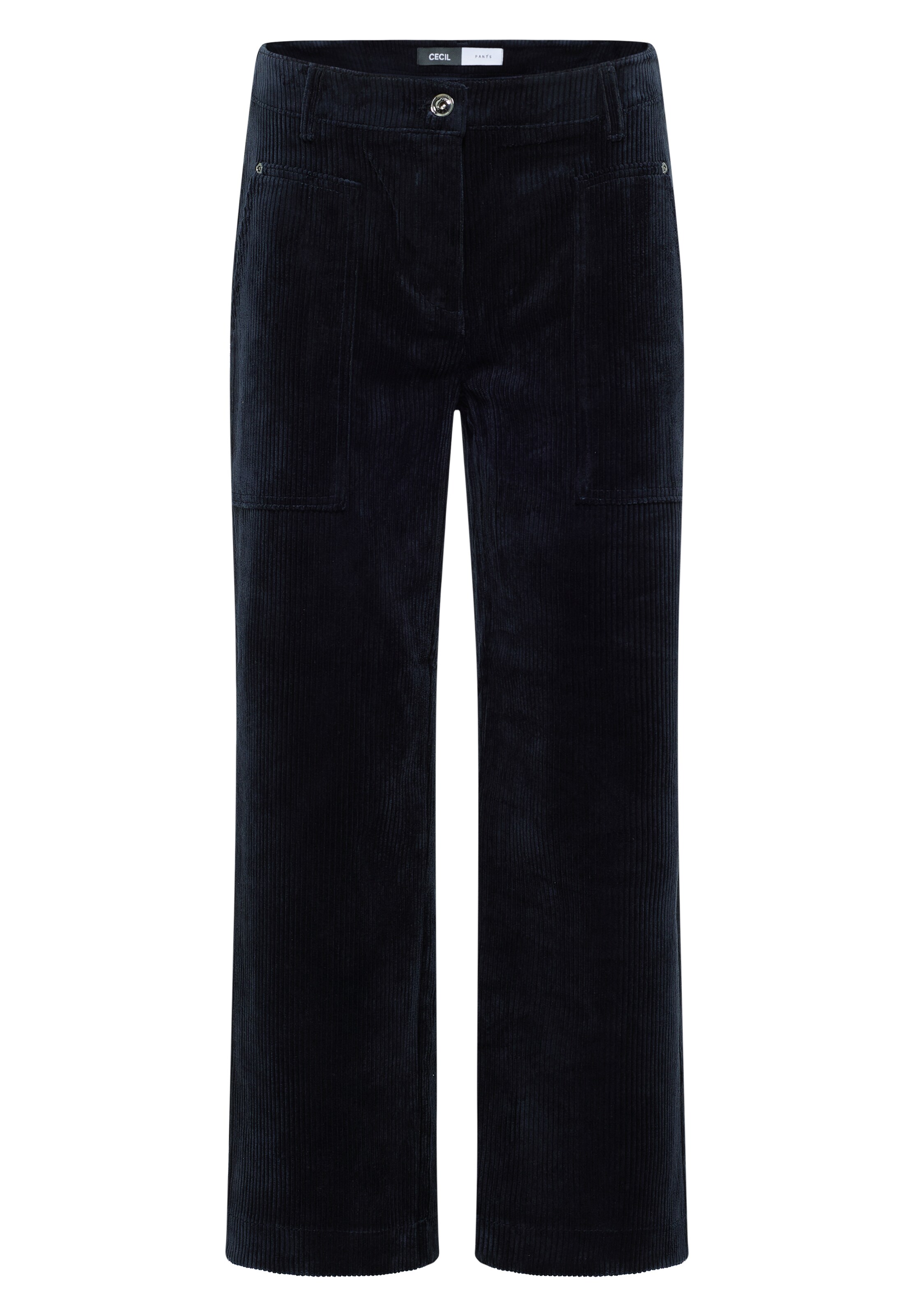 CECIL Loose fit Pants in Blue: front