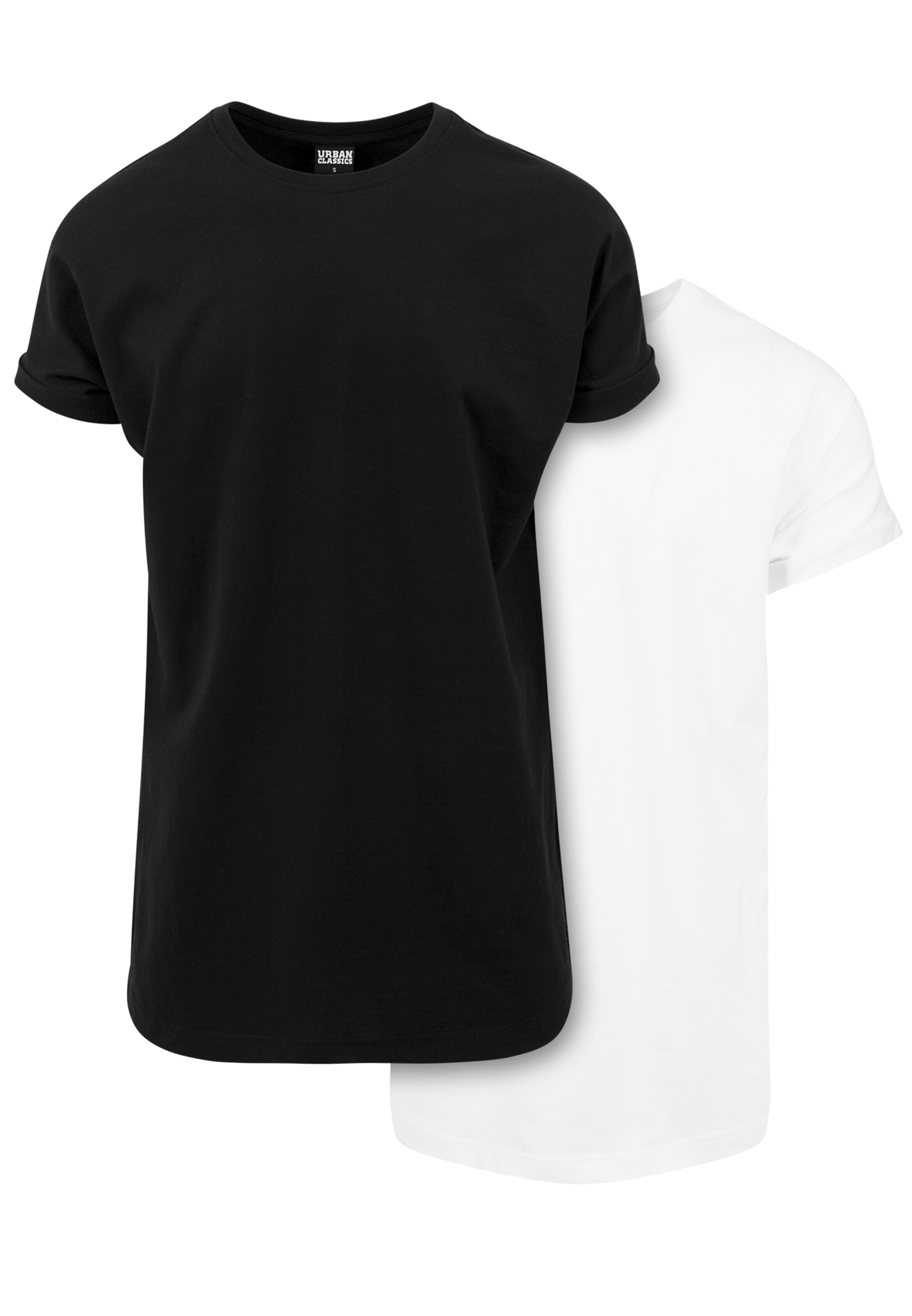 T-Shirt Urban Classics en noir : devant