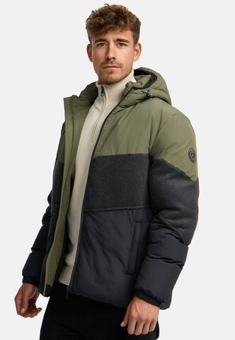 Veste d’hiver 'Urban' INDICODE JEANS en vert