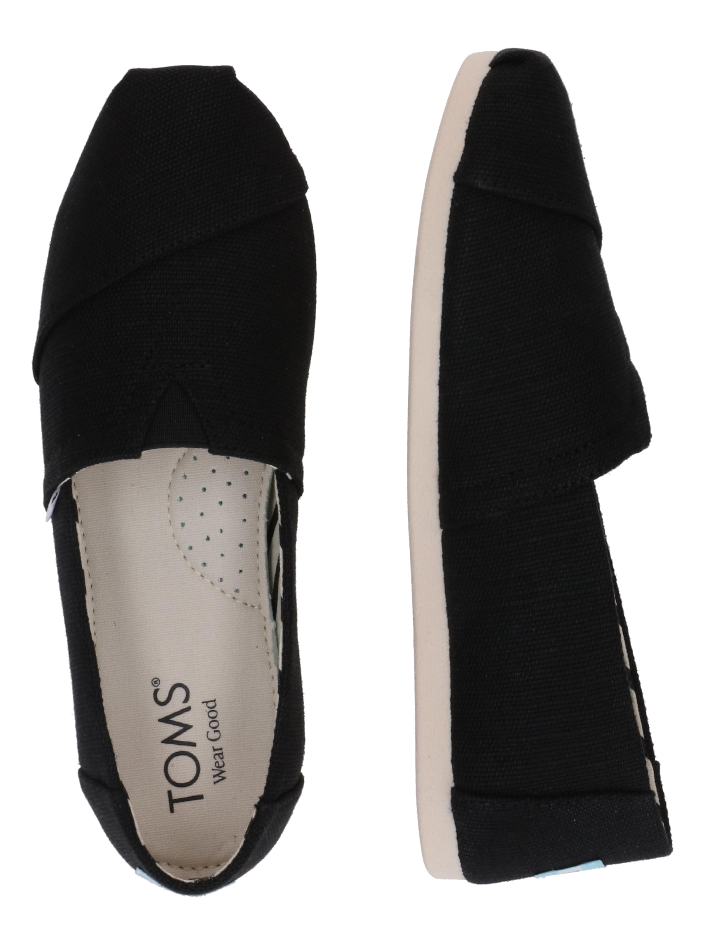 TOMS Loafer 'CLASSIC' värissä musta