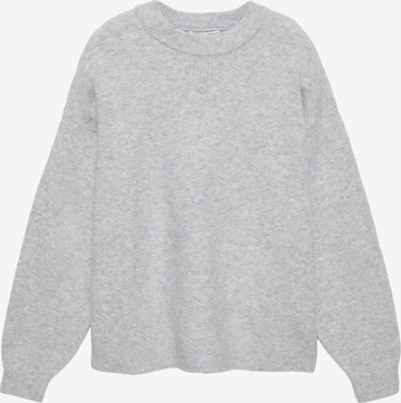 Pull-over Pull&Bear en gris : devant