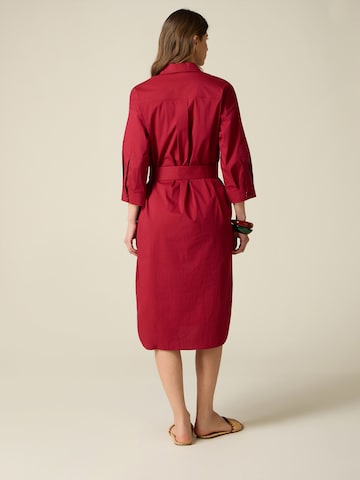 oltre Shirt Dress in Red