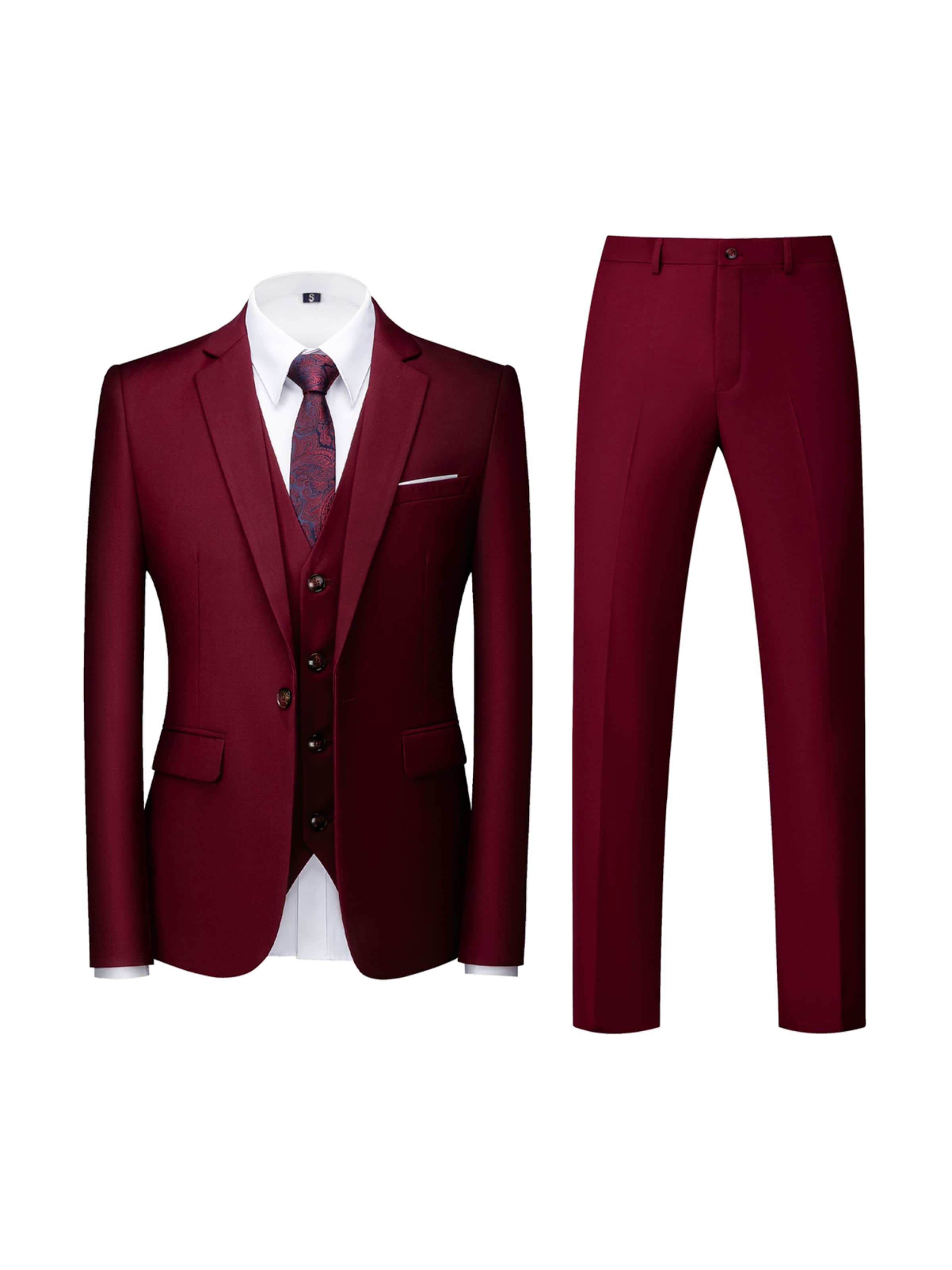 Youthup Suit in Red: front