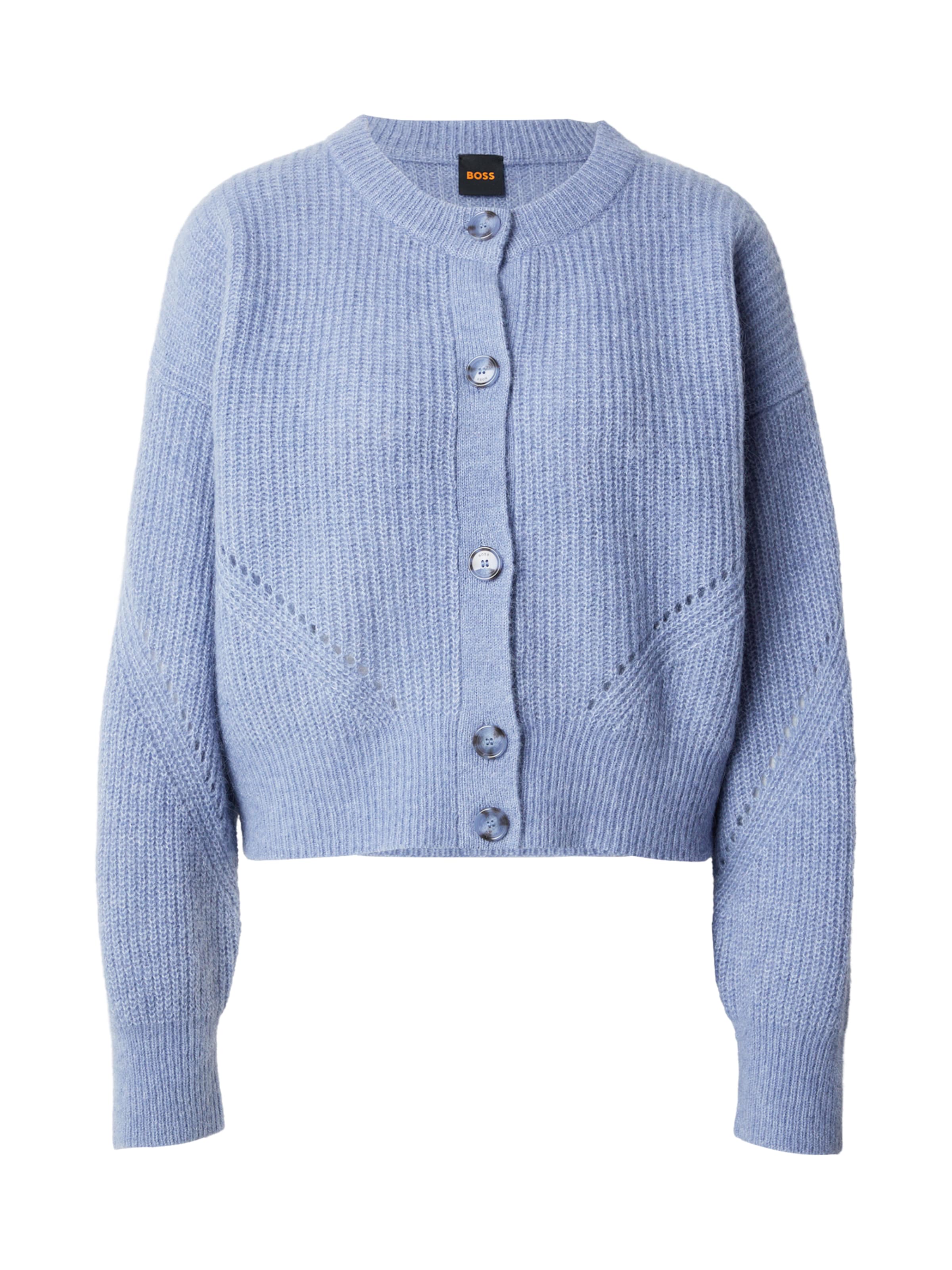 BOSS Neuletakki 'C_Fernard' värissä sininen: etupuoli