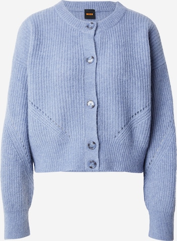 BOSS Neuletakki 'C_Fernard' värissä sininen: etupuoli