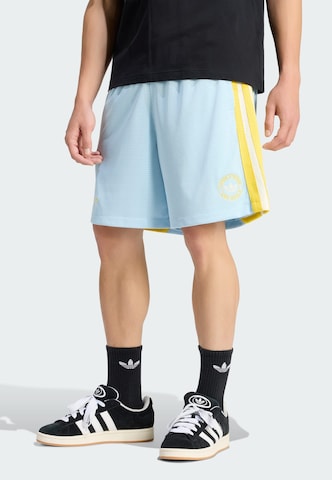 ADIDAS ORIGINALS Loose fit Trousers 'SANTIAGO' in Blue: front