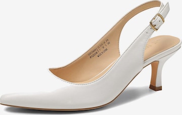 Décolleté 'DREAM PAIRS Damen Pumps Slingback Sandalen Pumps' di Dream Pairs in bianco: frontale