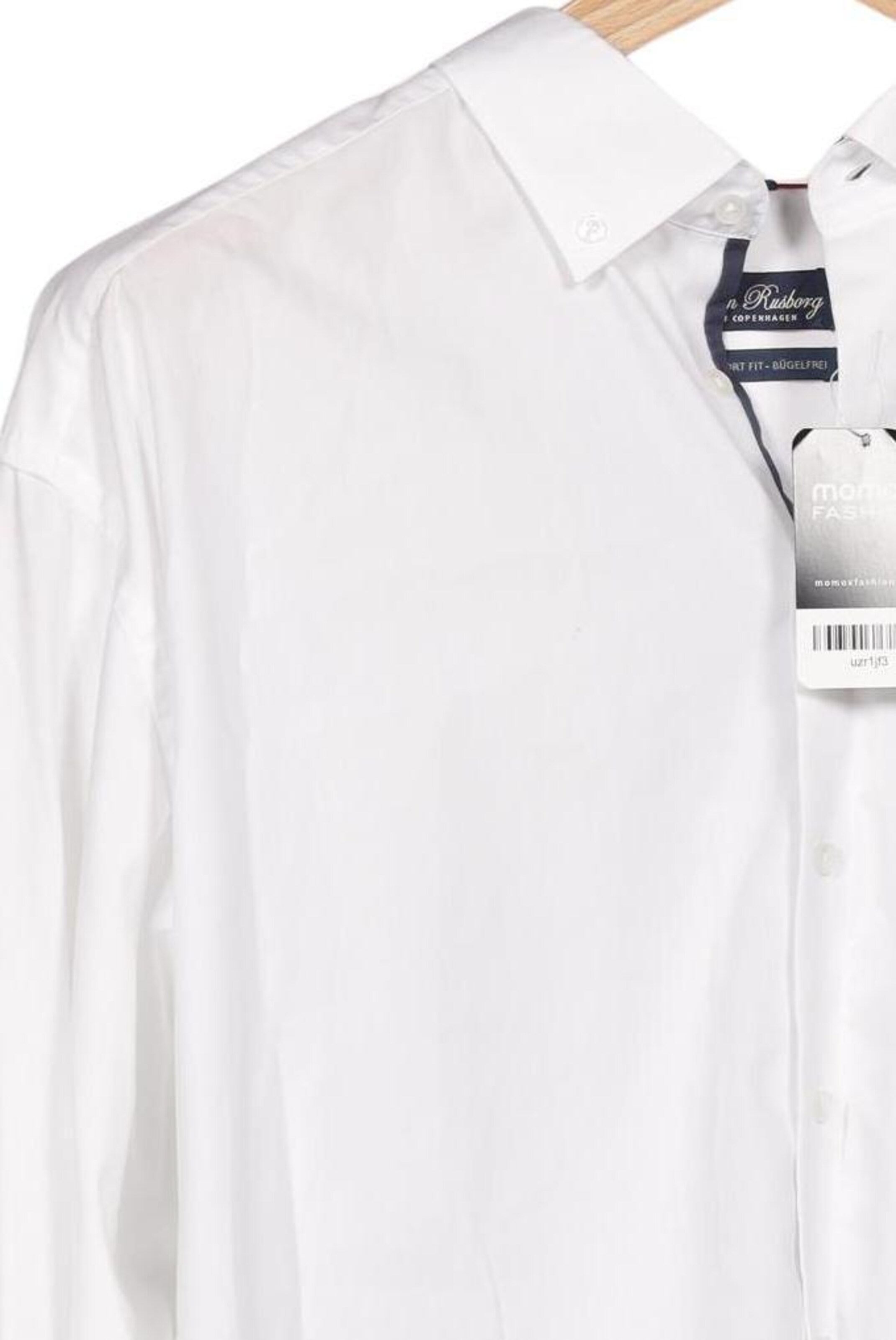 Tom Rusborg Button Up Shirt in 4XL in White